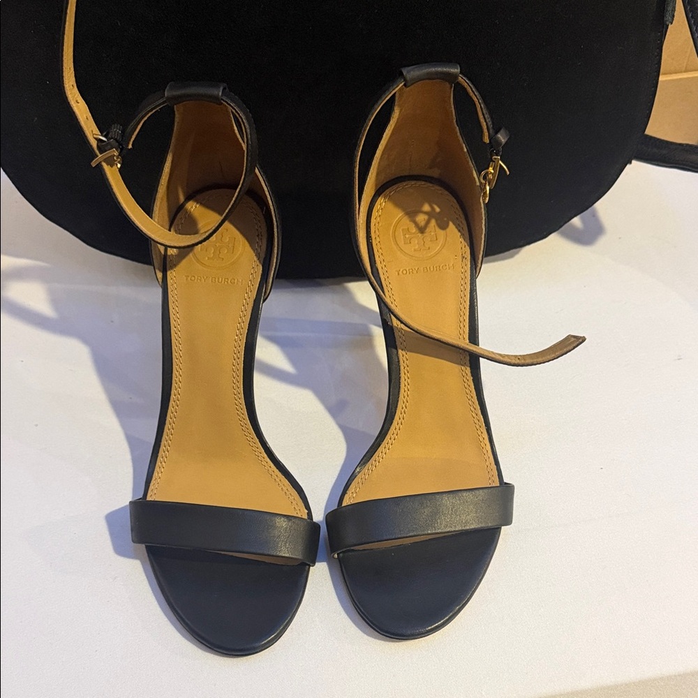 Tony Bianco Black and Tan Heels